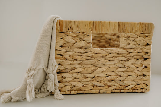 Water hyacinth basket