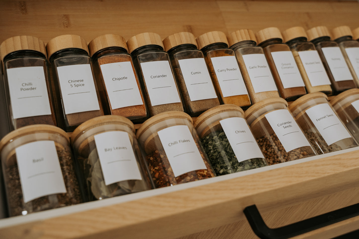 Spice jar set