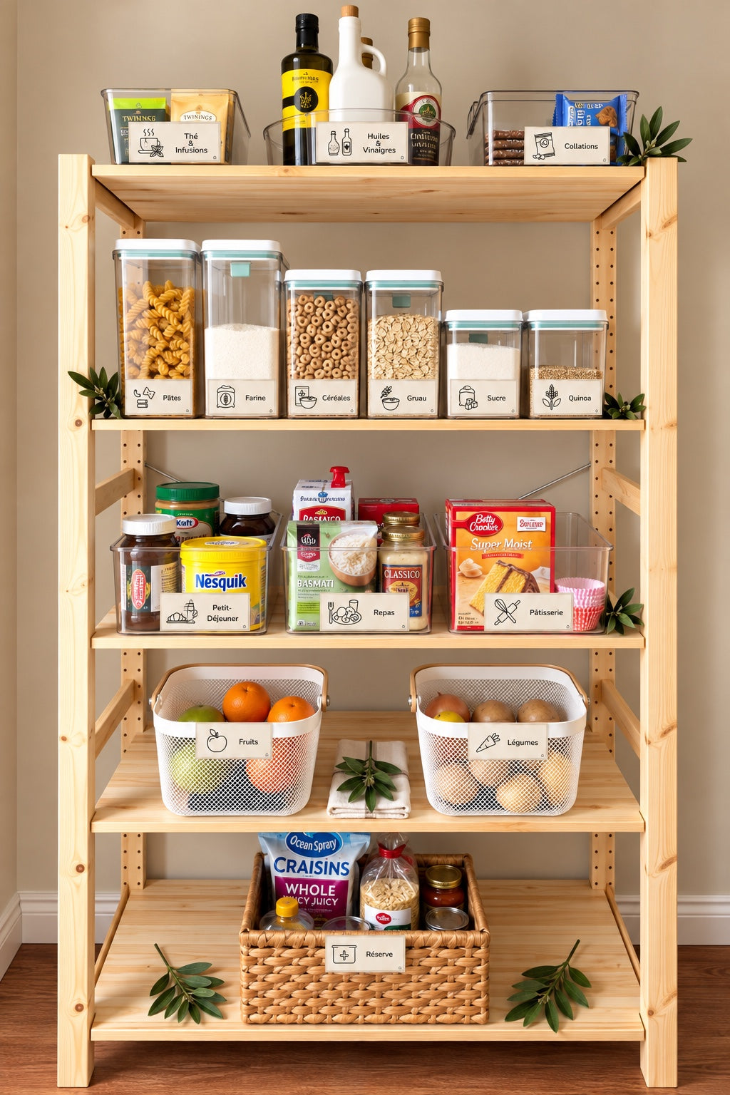 Ensemble Garde-manger Essentiel Epura Home — garde-manger organisé