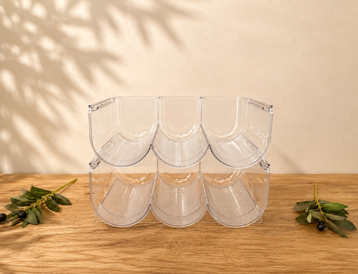 Organisateur de bouteilles en acrylique Epura superposé