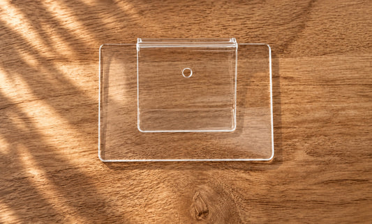 Porte-étiquette en acrylique transparent Epura Home