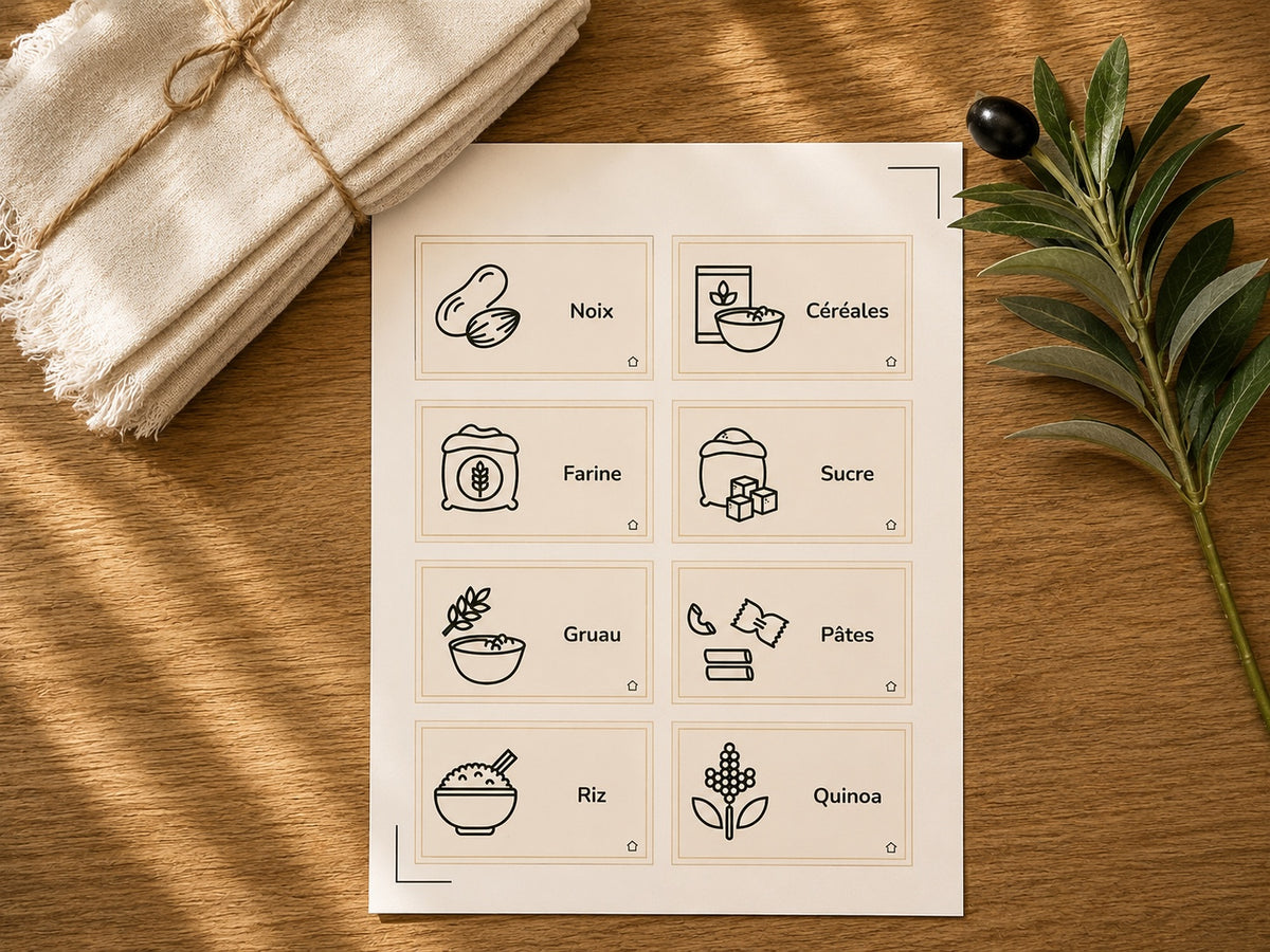 Étiquettes et pictogrammes Epura Home en français