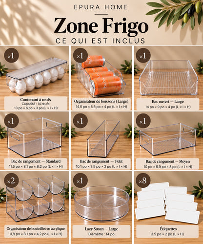 Zone Frigo Epura - ce qui est inclus